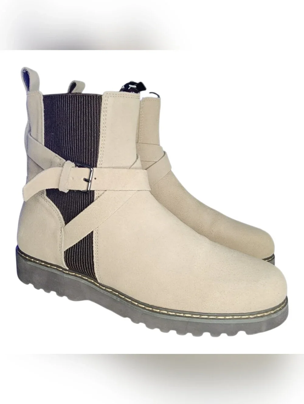 Donald Pliner Captain Suede Bootie, Womens 9 - Picture 2 of 11
